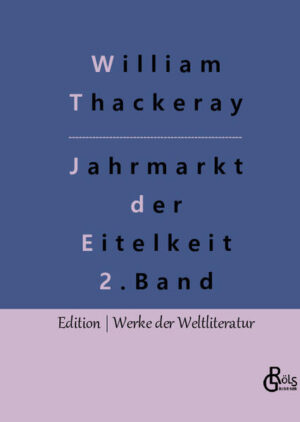 Es ist die Zeit des vorindustriellen Englands. Napoleon führt Krieg gegen halb Europa, die Koalitionsarmee siegt in Waterloo. Thackerays Thema ist die entlarvend-satirische Beobachtung der gesellschaftlichen Mechanismen und Gebräuche seiner Zeit. Geld, Prestige und Liebe - die universalen Themen von damals sind die universalen Themen von heute und sicher auch von morgen. Gröls-Klassiker (Edition Werke der Weltliteratur)