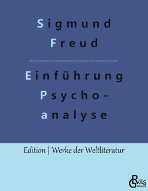 "Meine Damen und Herren! Ich weiß nicht, wieviel die einzelnen von Ihnen aus ihrer Lektüre oder vom Hörensagen über die Psychoanalyse wissen. Ich bin aber durch den Wortlaut meiner Ankündigung - Elementare Einführung in die Psychoanalyse - verpflichtet, Sie so zu behandeln, als wüssten Sie nichts und bedürften einer ersten Unterweisung. Seien Sie nun nicht böse, wenn ich Sie zunächst ähnlich behandle wie diese neurotischen Kranken. Ich rate Ihnen eigentlich ab, mich ein zweites Mal anzuhören. Ich werde Ihnen in dieser Absicht vorführen, welche Unvollkommenheiten notwendigerweise dem Unterricht in der Psychoanalyse anhaften und welche Schwierigkeiten der Erwerbung eines eigenen Urteils entgegenstehen." S.F. (Gröls-Klassiker - Edition Werke der Weltliteratur)