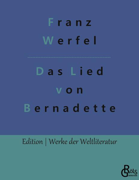 "Ich habe es gewagt, das Lied von Bernadette zu singen, obwohl ich kein Katholik bin, sondern Jude. Den Mut zu diesem Unternehmen gab mir ein weit älteres und viel unbewußteres Gelübde. Schon in den Tagen, da ich meine ersten Verse schrieb, hatte ich mir zugeschworen, immer und überall durch meine Schriften zu verherrlichen das göttliche Geheimnis und die menschliche Heiligkeit - des Zeitalters ungeachtet, das sich mit Spott, Ingrimm und Gleichgültigkeit abkehrt von diesen letzten Werten unseres Lebens." Los Angeles, im Mai 1941 Franz Werfel. (Gröls-Klassiker - Edition Werke der Weltliteratur)