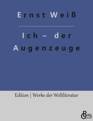 Nüchtern beschreibt Ernst Weiß das Heranreifen eines jungen Mannes der als Arzt die Wirren des Krieges beobachtet. 1918 rettet er den Gefreiten Adolf Hitler im Lazarett von seiner neurotischen Erblindung. Seine schöne jüdische Ehefrau, seine politische Einstellung aber auch seine Aufzeichnungen über den Gefreiten Hitler bringen ihn nach des Diktators Machtergreifung in arge Bedrängnis. Als Ernst Weiß am 14. Juni 1940 den Einmarsch der deutschen Truppen in Paris von seinem Hotel aus beobachtet, begeht er Selbstmord. Dieses Werk erschien 23 Jahre nach seinem Tod. Gröls-Klassiker (Edition Werke der Weltliteratur)