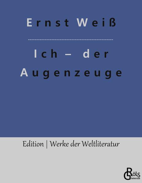 Nüchtern beschreibt Ernst Weiß das Heranreifen eines jungen Mannes der als Arzt die Wirren des Krieges beobachtet. 1918 rettet er den Gefreiten Adolf Hitler im Lazarett von seiner neurotischen Erblindung. Seine schöne jüdische Ehefrau, seine politische Einstellung aber auch seine Aufzeichnungen über den Gefreiten Hitler bringen ihn nach des Diktators Machtergreifung in arge Bedrängnis. Als Ernst Weiß am 14. Juni 1940 den Einmarsch der deutschen Truppen in Paris von seinem Hotel aus beobachtet, begeht er Selbstmord. Dieses Werk erschien 23 Jahre nach seinem Tod. Gröls-Klassiker (Edition Werke der Weltliteratur)