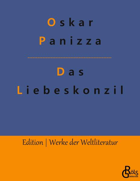 Panizzas Satire ist ein Affront für die Kirche: Gott - mittlerweile etwas gebrechlich und nicht mehr ganz auf der Höhe, erfährt von den sündigen Zuständen der Menschheit. Eine Inspektion soll Klarheit schaffen. Er nimmt seinen debilen Sohn und die etwas abgestumpfte Maria mit auf die Reise. Am Hof seines Stellvertreters auf Erden, des Papstes, wird er Zeuge größter Obszönitäten. Maßnahmen müssen her! Gröls-Klassiker (Edition Werke der Weltliteratur)