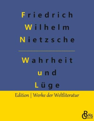 "In irgend einem abgelegenen Winkel des Weltalls gab es einmal ein Gestirn, auf dem kluge Tiere das Erkennen erfanden. Es war die hochmütigste und verlogenste Minute der "Weltgeschichte": aber doch nur eine Minute. Nach wenigen Atemzügen der Natur erstarrte das Gestirn, und die klugen Tiere mußten sterben. - So könnte jemand eine Fabel erfinden und würde doch nicht genügend illustriert haben, wie kläglich, wie schattenhaft und flüchtig, wie zwecklos und beliebig sich der menschliche Intellekt innerhalb der Natur ausnimmt." Friedrich Nietzsche. In diesem Band versammelt: Über Wahrheit und Lüge im außermoralischen Sinne & Unzeitgemäße Betrachtungen (Gröls-Klassiker)