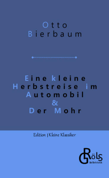 "Sobald ich nach München komme, werde ich vergnügt. Liegt das nun an den 500 Metern über Meer? Oder an der „Kunstatmosphäre“? Oder an der „Gemütlichkeit“? Oder an dem, was ich hier Gutes erfahren habe von Freunden und Feinden? - Aber es ist mir hier schon so ergangen, wie ich das erstemal herkam als junger 8 Student, der weder von wegen der Nerven auf Höhenklima reflektierte, noch einer Kunstatmosphäre oder bajuvarischer Gemütlichkeit bedurfte, um sich wohl zu fühlen, und der weder Freund noch Feind in dieser Stadt besaß." Gröls-Klassiker (Edition Kleine Klassiker)