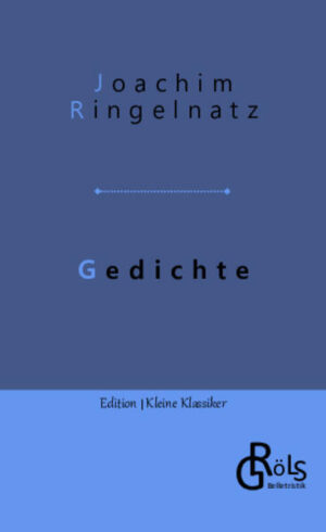 "In Hamburg lebten zwei Ameisen, Die wollten nach Australien reisen. Bei Altona auf der Chaussee Da taten ihnen die Beine weh, Und da verzichteten sie weise Denn auf den letzten Teil der Reise. So will man oft und kann doch nicht Und leistet dann recht gern Verzicht." Joachim Ringelnatz (Gröls-Klassiker - Edition Kleine Klassiker)