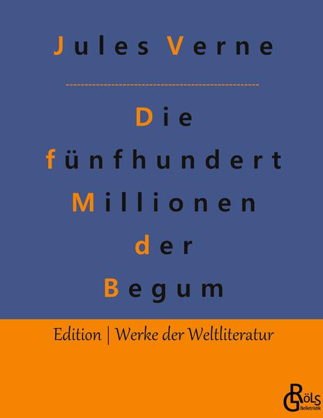 Das märchenhafte Vermögen einer indischen Prinzessin (der Begum) wird vererbt. Anspruch erhebt der französische Arzt Dr. Sarrasin, der mit dem Geld eine moderne und blühende Stadt errichten möchte, die ein Hort der Hygiene und Gesundheit ist. Anspruch erhebt aber auch der deutsche Professor Schultze, der damit eine stählerne und waffenstrotzende Stadt aufbauen möchte... Gröls-Klassiker (Edition Werke der Weltliteratur)