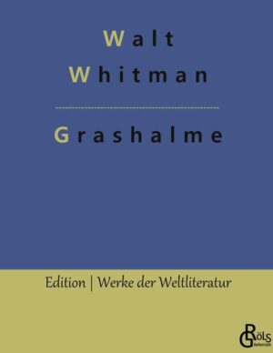 Walter Whitman war einer der einflussreichsten amerikanischen Lyriker des 19. Jahrhunderts. "Grashalme" ist sein Hauptwerk und hat die amerikanische Lyrik beeinflusst wie wenige andere Werke. Der Dichter, Essayist und Journalist verwendet überwiegend freie Verse. Gröls-Klassiker (Edition Werke der Weltliteratur)