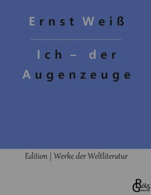 Nüchtern beschreibt Ernst Weiß das Heranreifen eines jungen Mannes der als Arzt die Wirren des Krieges beobachtet. 1918 rettet er den Gefreiten Adolf Hitler im Lazarett von seiner neurotischen Erblindung. Seine schöne jüdische Ehefrau, seine politische Einstellung aber auch seine Aufzeichnungen über den Gefreiten Hitler bringen ihn nach des Diktators Machtergreifung in arge Bedrängnis. Als Ernst Weiß am 14. Juni 1940 den Einmarsch der deutschen Truppen in Paris von seinem Hotel aus beobachtet, begeht er Selbstmord. Dieses Werk erschien 23 Jahre nach seinem Tod. Gröls-Klassiker (Edition Werke der Weltliteratur)