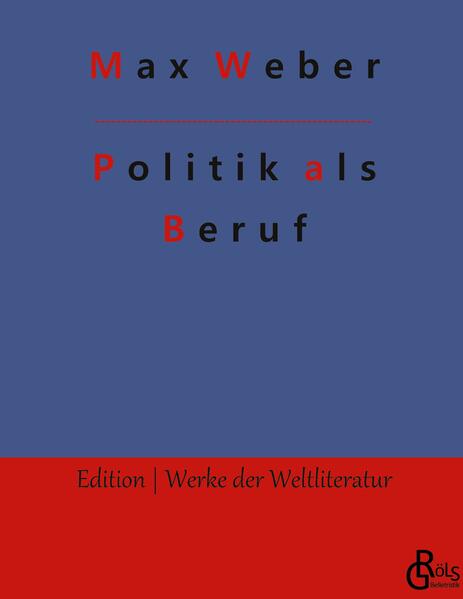 "Uns interessiert hier vor allem der zweite von jenen Typen: die Herrschaft kraft Hingabe der Gehorchenden an das rein persönliche „Charisma“ des „Führers“. Denn hier wurzelt der Gedanke des Berufs in seiner höchsten Ausprägung. Die Hingabe an das Charisma des Propheten oder des Führers im Kriege oder des ganz großen Demagogen in der Ekklesia oder im Parlament bedeutet ja, dass er persönlich als der innerlich „berufene“ Leiter der Menschen gilt, dass diese sich ihm nicht kraft Sitte oder Satzung fügen, sondern weil sie an ihn glauben." Max Weber. In diesem Band versammelt: Politik als Beruf & Kürzere politische Schriften (Gröls-Klassiker - Edition Werke der Weltliteratur)