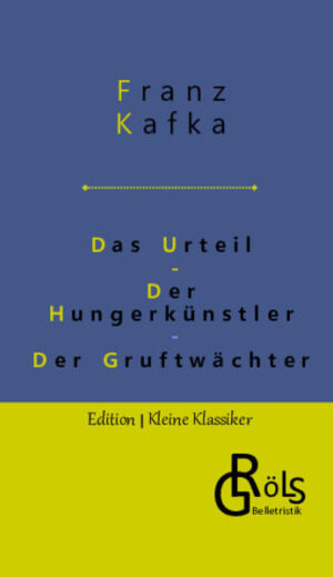 Frank Kafka, das Mysterium. Sein Hauptwerk bilden neben drei Romanfragmenten (Der Process, Das Schloss und Der Verschollene) vor allem seine zahlreichen Erzählungen. Wie kann jemand, der uns eigentlich nur Fragmente hinterlässt, so großartig schreiben? So psychologisch treffsicher und dann einfach von uns gehen? Gegen Kafkas ausdrücklichen Willen hat Max Brod sein Werk öffentlich gemacht - zu unser aller Entzücken. Das Urteil | Der Hungerkünstler | Der Gruftwächter gehören zu den weniger bekannten Kleinoden aus seinem Nachlass. Gröls-Klassiker (Edition Kleine Klassiker)