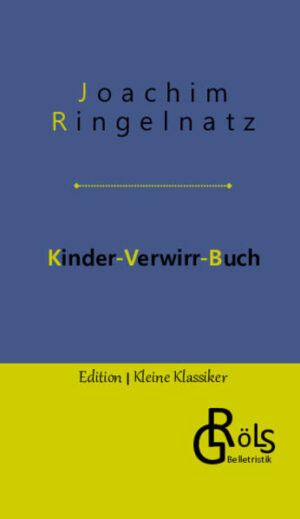 Wenn es je einen Dichter gab, der Kind geblieben ist, dann Achim Ringelnatz. "Jeder spinnt auf seine Weise, der eine laut, der andere leise", so hat er es selbst beschrieben. Mit seinem Kinder-Verwirr-Buch stiftet er Kinder zum Spielen an. Über Genrationen - bis heute. Gröls-Klassiker (Edition Kleine Klassiker)