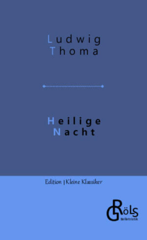 Thoma erzählt die Weihnachtsgeschichte nach dem Lukasevangelium in bairischem Dialekt. Thoma nennt den Dialekt „Lenggrieser Dialekt", wenngleich kein Bezug des Autors zu Lenggries historisch bekannt ist. Gröls-Klassiker (Edition Kleine Klassiker)