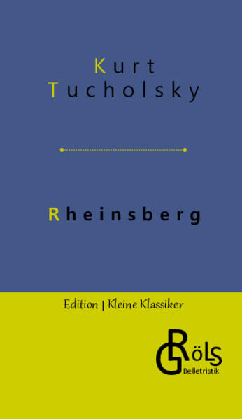 Tucholskys erster Roman und eine literarische Idylle: Ein junges Pärchen macht Urlaub in der Kleinstadt Rheinsberg. Die beiden lieben, streiten und lachen. Gegen die Unholde der Spießigkeit wehrt man sich mit dadaistischer Sprache. Nach drei glücklichen Tagen kehren sie nach Berlin zurück. Frei, unbeschwert und entzückend - kein Wunder das Rheinsberg ein großer Publikumserfolg wurde. Gröls-Klassiker (Edition Kleine Klassiker)