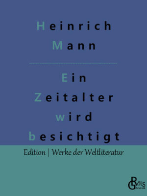 Es ist eine Autobiografie und doch auch viel mehr. H. M. greift auf mehr als seine Erinnerungen zurück, wenn er über sein Zeitalter spricht, doch ja - seine persönlichen Aufzeichnungen bilden die Grundlage. Der Bogen von der französischen Aufklärung über die Weimarer Republik bis zum jähen Ende der "tausendjährigen Reiches" erscheint vielleicht nicht naheliegend, doch Heinrich Mann ist es, der den roten Faden findet und uns daran entlang führt. Gröls-Klassiker (Edition Werke der Weltliteratur)