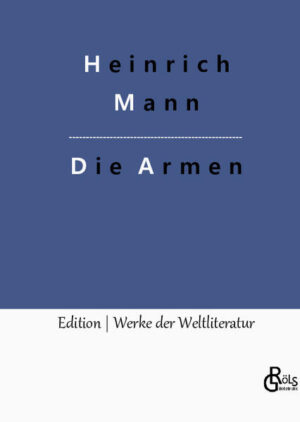 "Die Armen" ist thematisch die Fortsetzung von H. M. Opus Magnum "Der Untertan". In letzterem beschreibt H. M. die Wurmigkeit Diederich Heßlings im Kaiserreich. Nun treffen wir teilweise wieder auf die selben Protagonisten, wenn die Heßling-Welt aus der Sicht des Proletariats geschildert wird. Denn Heßling tritt so eifrig nach unten wie der nach oben kriecht. Wohlstand wird nonchalant über Raffgier und Ausbeutung erlangt, Arbeiter sind nur austauschbare Biomasse. Gröls-Klassiker (Edition Werke der Weltliteratur)