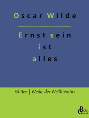 In diesem komödiantischen Theaterstück leben Algernon Moncrieff und John Worthing im viktorianischen England. Worthing wohnt auf dem Land und reist ab und zu zum Vergnügen nach London. Jedes Mal erzählt er seinen Mitmenschen, er kümmere sich um seinen unverantwortlichen Bruder Ernst. Aber er ist es, der sich in London als Ernst ausgibt, um unerkannt seinem Vergnügen nachzugehen. Moncrieff ist ein Londoner Aristokrat, der von Zeit zu Zeit der Londoner Gesellschaft entflieht, indem er vorgibt, seinen kranken Freund Bunbury auf dem Land zu besuchen, der jedoch ebenfalls eine Erfindung ist. Gröls Klassiker (Edition Werke der Weltliteratur)