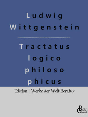 Der Tractatus logico-philosophicus ist das erste Hauptwerk des österreichischen Philosophen Ludwig Wittgenstein. Wie schon der Titel des Buches verspricht, enthält es zum einen eine logische Theorie, zum anderen legt Wittgenstein darin eine philosophische Methode dar. Sein Hauptanliegen ist es, die Philosophie von Unsinn und Verwirrung zu bereinigen, denn, so LW, „die meisten Sätze und Fragen, welche über philosophische Dinge geschrieben worden sind, sind nicht falsch, sondern unsinnig.“ Gröls-Klassiker (Edition Werke der Weltliteratur)