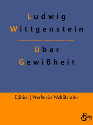 Wittgenstein: “Ich weiß, daß ich ein Mensch bin.“ Um zu sehen, wie unklar der Sinn des Satzes ist, betrachte seine Negation. Am ehesten noch könnte man ihn so auffassen: „Ich weiß, daß ich die menschlichen Organe habe.“ (Z. B. ein Gehirn, welches doch noch niemand gesehen hat.) Aber wie ist es mit einem Satze wie „Ich weiß, daß ich ein Gehirn habe“? Kann ich ihn bezweifeln? Zum Zweifeln fehlen mir die Gründe! Es spricht alles dafür, und nichts dagegen. Dennoch läßt sich vorstellen, daß bei einer Operation mein Schädel sich als leer erwiese." Gröls-Klassiker (Edition Werke der Weltliteratur)