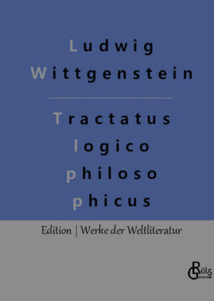 Der Tractatus logico-philosophicus ist das erste Hauptwerk des österreichischen Philosophen Ludwig Wittgenstein. Wie schon der Titel des Buches verspricht, enthält es zum einen eine logische Theorie, zum anderen legt Wittgenstein darin eine philosophische Methode dar. Sein Hauptanliegen ist es, die Philosophie von Unsinn und Verwirrung zu bereinigen, denn, so LW, „die meisten Sätze und Fragen, welche über philosophische Dinge geschrieben worden sind, sind nicht falsch, sondern unsinnig.“ Gröls-Klassiker (Edition Werke der Weltliteratur)