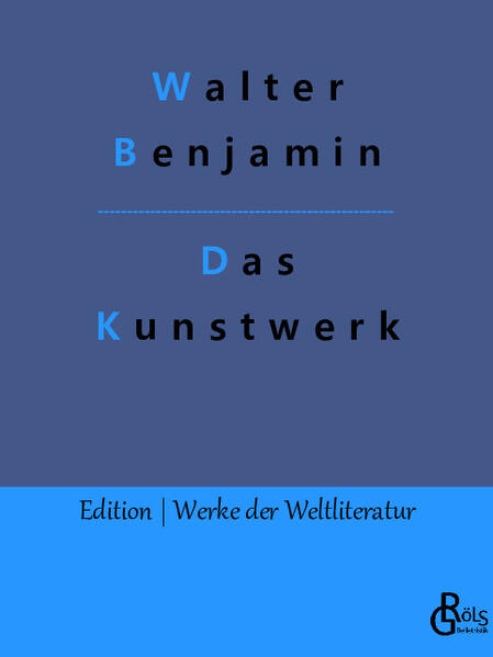 "Als Marx die Analyse der kapitalistischen Produktionsweise unternahm, war diese Produktionsweise in den Anfängen. Marx richtete seine Unternehmungen so ein, dass sie prognostischen Wert bekamen. Er ging auf die Grundverhältnisse der kapitalistischen Produktion zurück und stellte sie so dar, dass sich aus ihnen ergab, was man künftighin dem Kapitalismus noch zutrauen könne. Es ergab sich, dass man ihm nicht nur eine zunehmend verschärfte Ausbeutung der Proletarier zutrauen könne, sondern schließlich auch die Herstellung von Bedingungen, die die Abschaffung seiner selbst möglich machen. Die im folgenden neu in die Kunsttheorie eingeführten Begriffe unterscheiden sich von geläufigeren dadurch, dass sie für die Zwecke des Faschismus vollkommen unbrauchbar sind. Dagegen sind sie zur Formulierung revolutionärer Forderungen in der Kunstpolitik brauchbar." Walter Benjamin (aus dem Vorwort) - Gröls-Klassiker