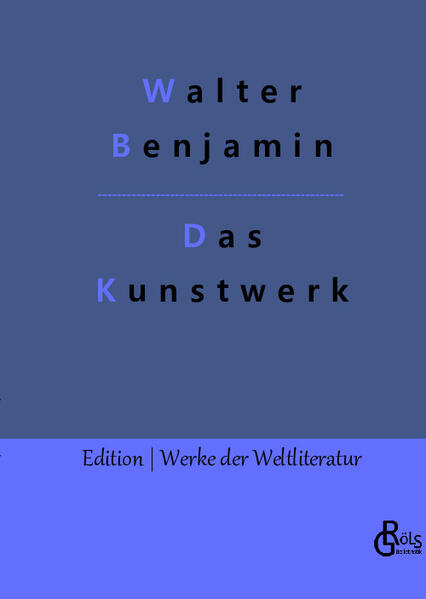 "Als Marx die Analyse der kapitalistischen Produktionsweise unternahm, war diese Produktionsweise in den Anfängen. Marx richtete seine Unternehmungen so ein, dass sie prognostischen Wert bekamen. Er ging auf die Grundverhältnisse der kapitalistischen Produktion zurück und stellte sie so dar, dass sich aus ihnen ergab, was man künftighin dem Kapitalismus noch zutrauen könne. Es ergab sich, dass man ihm nicht nur eine zunehmend verschärfte Ausbeutung der Proletarier zutrauen könne, sondern schließlich auch die Herstellung von Bedingungen, die die Abschaffung seiner selbst möglich machen. Die im folgenden neu in die Kunsttheorie eingeführten Begriffe unterscheiden sich von geläufigeren dadurch, dass sie für die Zwecke des Faschismus vollkommen unbrauchbar sind. Dagegen sind sie zur Formulierung revolutionärer Forderungen in der Kunstpolitik brauchbar." Walter Benjamin (aus dem Vorwort) - Gröls-Klassiker