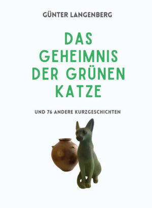 Günter Langenberg präsentiert in diesem Buch mit dem Titel Das Geheimnis der Grünen Katze ein Konglomerat von 77 Kurzgeschichten, die unterschiedlicher und abwechslungsreicher nicht sein könnten. In seiner Erzählwelt folgt Abenteuerliches auf Fantastisches und Erlebtes auf Fiktives. Tierisches, Kriminelles, Märchenhaftes sowie Zwischenmenschliches und Gesellschaftskritisches wechseln sich auf eine sehr unterhaltsame und erfrischende Weise ab. Der Autor wurde 1952 in Hückeswagen im Bergischen Land geboren. Er war von 1974 bis 2016 im deutschen Auswärtigen Dienst tätig. Sein Beruf als Diplomat führte ihn nach Istanbul, Algier, Reykjavik, Osaka, Kairo, Washington, D.C., und zweimal nach Tokyo auf Posten. Als Pensionär verbringt er einen Großteil seiner Zeit mit dem Schreiben von Gedichten (auch Haiku), Gedankensplittern und Kurzgeschichten. Zurzeit lebt er mit seiner Frau auf der japanischen Insel Okinawa.