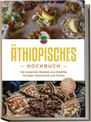 Äthiopisches Kochbuch: Würzige, unkomplizierte und naturverbundene Köstlichkeiten aus dem vielfältigen Land Ostafrikas Essen ist so viel mehr als nur die bloße Aufnahme von Nährstoffen: Ganzheitliche Versorgung von Körper und Seele, Fürsorge und fröhliches Beisammensein sind mindestens ebenso wichtig wie das Stillen des Hungers. Wenn Sie das genauso sehen, dann sollten Sie die äthiopische Küche kennenlernen - denn hier ist lebendige Esskultur untrennbar mit aromatisch-vielfältigen Köstlichkeiten verknüpft! Wer Speisen als ganzheitliche Versorgung begreift, bei dem kommt natürlich auch nur das Beste auf den Tisch: In diesem Sinne hält die äthiopische Küche eine riesige Auswahl an Leckereien bereit, bei denen Gesundheit, Naturverbundenheit und unschlagbarer Geschmack im Vordergrund stehen. Die landschaftliche Vielfalt von Meeresebene bis hin zu 3000-Meter-Plateaus bringt unterschiedlichste Nahrungsmittel hervor und schenkt der Küche reichlich Hülsenfrüchte, Teff, Rindfleisch & vieles mehr. Im Zusammenspiel mit einzigartigen aromatisch-scharfen Gewürzkompositionen entstehen schmackhafte Eintöpfe, Currys, Suppen, Saucen, Dips & Co., die Sie mit diesen Rezepten ganz einfach auf den Tisch bringen. Dank wöchentlicher Fastentage hält äthiopische Speisetradition auch Veggie-Delikatessen in Hülle und Fülle bereit. Und wie steht’s mit dem Schwierigkeitsniveau? Das ist so bodenständig wie die lebendige Esskultur und mit den einfachen Schritt-für-Schritt-Rezepten gelingen authentische Köstlichkeiten auch Ungeübten ganz mühelos. Frühstücks- & Brotauswahl: Shiro-Sandwich, Ful-Frühstücksbohnen, Dabo-Honigbrot oder das legendäre äthiopische Injera-Fladenbrot liefern gesunde Energie für den ganzen Tag. Für den kleinen Hunger: Salate, Snacks und Eintöpfe wie Timati-Tomatensalat, Fetira Be Enkulal-Eierpasteten, scharfer Rindfleisch-Eintopf Abish Wat oder Kidneybohnen-Okra-Eintopf Kupe bringen jederzeit Äthiopien-Geschmack auf den Teller. Hauptspeisen mit Fisch & Fleisch: Mit Doro-Wat-Hühnchenpfanne, gebratenem Rindfleisch Siga Tibs, Asa-Shorba-Fischsuppe oder Brasse mit Bulgur wird’s so richtig herzhaft, deftig und würzig. Vegetarisch-vegane Spezialitäten: Nicht nur Veggies entdecken mit Moringa-Teff-Lasagne, äthiopischem Gnocchi-Auflauf, Süßkartoffel-Burger oder Yataklete Kilkil-Gemüsepfanne ganz neue Schlemmer-Highlights. Desserts & Drinks: Für Naschkatzen und Genussmenschen bleiben bei äthiopischen Tuiles, Fetira-Honig-Blätterteig-Gebäck, geräucherter Milch oder Ethiopian Spris-Schichtfruchtsmoothie keine Wünsche offen. Dieses Buch bringt Ihnen ganz unkompliziert die Speisekultur Äthiopiens näher und überrascht Sie mit außergewöhnlichen und spannenden Aromen. Mit zusätzlichen Rezepten für Saucen, Gewürze und Dips wie der typisch äthiopischen Berbere-Gewürzmischung, Hazo-Sauce oder Ayib-Frischkäse kreieren Sie ganz einfach den Original-Geschmack und sorgen für perfekte Abrundung.