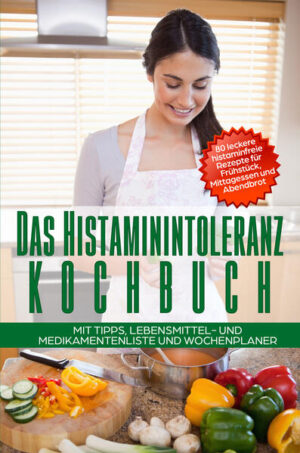 Sie haben nach dem Verzehr von bestimmten Lebensmitteln oder Speisen mit Nebenwirkungen zu kämpfen? Dann ist dieses Buch mit bis zu 80 abwechslungsreichen, histaminfreien Rezepten perfekt für Sie geeignet! Histamin ist für viele Menschen ein unbekannter Botenstoff, der in unzähligen Nahrungsmitteln wie zum Beispiel Tomaten oder verarbeitetem Fleisch enthalten ist. Für den Großteil der Menschen bleibt dieser Botenstoff auch lange unbekannt, da er im Körper keine ungewöhnliche Reaktion auslöst. Für den anderen zunehmenden Teil wird Histamin zum tagtäglichen Problem, das mit Nebenwirkungen wie zum Beispiel Kopfschmerzen, Unwohlsein oder Magengeschwüren einher gehen kann.Mit der richtigen Diät und Wahl von Lebensmitteln kann der Histaminanteil im Körper reduziert werden. So lassen sich einige Nebenwirkungen vermeiden oder lindern. Um Ihnen dieses Ziel erreichbarer zu gestalten, finden Sie in diesem Ratgeber neben 80 histaminfreien Rezepten auch Listen für Nahrungsmittel und Medikamente, die Sie vermeiden sollten. Für die perfekte Planung Ihrer Mahlzeiten finden Sie des Weiteren einen Wochenplaner. Viel Erfolg und guten Appetit! Das erwartet Sie: ✓80 histaminfreie und abwechslungsreiche Rezepte zum Frühstück, Mittagessen und Abendbrot ✓Tipps wie Sie erkennen können, dass Sie eine Histaminintoleranz haben und was Sie gegen diese tun können ✓Eine Lebensmittel- und Medikamentenliste mit Produkten, die den Histaminanteil im Körper erhöhen und vermieden werden sollten ✓Einen Wochenplaner mit dem Sie Ihre Einkäufe und Mahlzeiten planen können