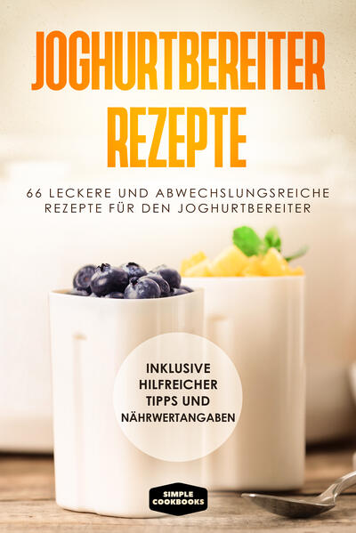 Sie möchten Joghurt selber herstellen und das ohne künstliche Inhaltsstoffe? Dann ist dieser Ratgeber mit bis zu 66 Rezepten genau das Richtige für Sie! Joghurt selbst herzustellen hat einige Vorteile gegenüber dem Joghurt im nächsten Supermarkt. Er ist nicht nur frischer zu genießen, sondern beinhaltet vor allem nicht so viele künstliche Inhaltsstoffe. Des Weiteren fällt nicht so viel Verpackungsmüll an, wodurch Sie der Umwelt etwas Gutes tun.Mit Hilfe des Joghurtbereiters, den wir Ihnen in diesem Buch vorstellen möchten, ist es ein Kinderspiel sich sowohl normalen Joghurt, Trinkjoghurt oder Sojajoghurt selbst zuzubereiten. Das erwartet Sie: ✓Informationen zur Hygiene und Funktion des Joghurtbereiters ✓Welche Milch sich am Besten eignet und wann Früchte hinzugegeben werden dürfen ✓Viele Rezepte für Natur- oder Sojajoghurt oder auch Quark ✓Leckere Hauptgerichte, Dressings und Desserts mit Joghurt unter anderem Joghurteis ✓Genaue Schritt für Schritt Anleitungen bei jedem Rezept inklusive Nährwertangaben