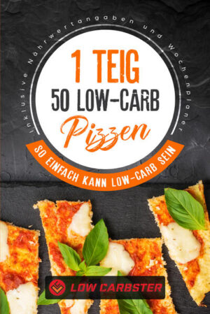 Sie lieben Pizza aber wollen dennoch abnehmen und gesünder leben? Dann ist dieses Pizza Low-Carb Kochbuch mit 50 unglaublich leckeren Pizza Gerichten und Wochenplaner genau das Richtige für Sie! Eine Low-Carb Diät ist aufgrund von Alltagsstress, Ernährungsgewohnheiten und langweiligen Gerichten für viele nicht so leicht umsetzbar. Doch dies soll nun ein Ende haben! Neue kreative Rezepte im Low-Carb Bereich machen diese Ernährungsform schon lange nicht mehr eintönig und schwer durchsetzbar, worauf Erfolge natürlich schnell sichtbar werden. In diesem Kochbuch finden Sie bis zu 50 verschiedene Möglichkeiten sich eine Pizza zuzubereiten und das aus nur einem Teig. Alles Low-Carb versteht sich, mit Nährwertangaben und natürlich sehr lecker. Direkt zu Beginn finden Sie ebenfalls einen Wochenplaner zum Downloaden mit dem Sie Ihre Einkäufe planen und strukturiert für die nächsten Tage vorkochen können. Wir wünschen Ihnen viel Spaß beim Kochen und guten Appetit! Denn Low-Carb kann so einfach sein. Das erwartet Sie: ✓50 leckere Pizzagerichte mit Nährwertangaben ✓Ein Wochenplaner ✓Pizza Gerichte wie Pizza Hawai, Pizza mit Pilzen, Pizza mit Rucola und viele weitere tolle Rezepte!