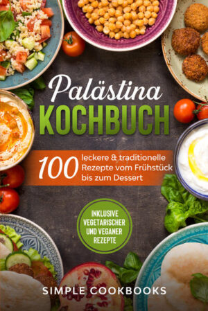 Sie lieben orientalisches Essen und sind auf der Suche nach originellen Rezepten? Sie möchten Ihre Freunde und Familie mit leckerem, erstklassigem Essen überraschen? Dann ist dieses Kochbuch genau das Richtige für Sie! Sie lieben die palästinensische Küche und würden gern mehr über die Spezialitäten und die Esskultur erfahren? Oder sind Sie eine Person, die leidenschaftlich und gerne kocht und auf der Suche nach neuen und spannungsvollen Rezepten ist? Für alle, die Spaß am Kochen haben und experimentierfreudig sind - bereiten Sie sich auf ein tolles, kulinarisches Erlebnis vor! Dieses Kochbuch lädt Sie dazu ein in die Welt der Gewürze, der selbst gemachten Teige und des genussvollen Essens einzutauchen. Das erwartet Sie: ✓Die Grundlagen der palästinensischen Küche ✓Besondere Frühstücksrezepte wie Challa (geflochtenes Süßbrot) oder Kurkuma Dinkelbrötchen mit Oliven und Zwiebeln ✓Köstliche Suppen wie Pilz und Graupensuppe oder Shorabat Addas ✓Genussvolle Gerichte mit Rind wie Rindfleisch Eintopf mit weißen Bohnen oder Mnezzeli ✓Leckere Gerichte mit Geflügel, Lamm und Fisch ✓Viele schmackhafte vegetarische und vegane Rezepte wie Karotten-Koriander-Falafel oder Shakshuka ✓Köstliche Desserts wie das berühmte Baklava oder Muhallabi ✓und vieles mehr …