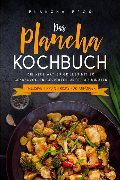 Sie spielen mit dem Gedanken sich eine Plancha Platte zu kaufen? Sie lieben Gerichte von der Plancha? Dann ist dieses Kochbuch mit Tipps und Tricks für Anfänger genau das Richtige für Sie! Saison bedingt? Nicht mit Ihrer Plancha Platte! Die neue Art des Grillens wird nicht nur Sie, sondern auch die ganze Familie begeistern. Unabhängig von der Jahreszeit zaubern Sie einen reizvollen Genuss an Speisen. Ob im Sommer oder im Winter - die Plancha Grillplatte lässt keine Wünsche offen. Die Plancha Platte ist mit einer glatten Fläche ausgestattet, die das schonende Garen von Gerichten gewährleistet. Durch ihre Beschaffenheit wird die Hitze gleichmäßig verteilt und gespeichert. Mit den richtigen Rezepten und der richtigen Benutzung lassen sich mit dem Plancha Grill sehr leckere Rezepte kreieren. Schon ab 126 Euro finden Sie auf Amazon einen neuen Plancha Grill.Auf dem Plancha Grill lässt sich nahezu alles grillen. In diesem Plancha Kochbuch finden Sie neben Tipps und Tricks für Anfänger bis zu 80 abwechslungsreiche sowie genussvolle Rezepte. Darunter Frühstückspizza zum Frühstück, Ramen Nudeln als Hauptspeise, Maronen als Snack oder Butterkekse als süßer Nachtisch. Viel Spaß beim Kochen und guten Appetit! Das erwartet Sie: - 80 abwechslungsreiche Rezepte unter 30 Minuten als Frühstück, als Hauptspeise, als Beilage, als Snack oder als Nachtisch - Einige spezielle Überraschungs-Plancha-Gerichte - Tipps und Tricks für die richtige Verwendung und Pflege Der Plancha Grill wurde anfangs vermehrt in Spanien benutzt. Nun kommt er nach Deutschland und revolutioniert das Grillen. Plancha Pros bringt Ihnen ganz leicht den neuen Trend auf den Teller.