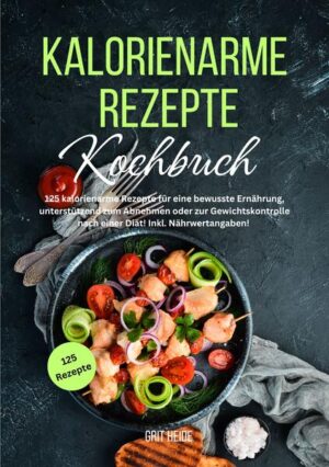 Kalorienarme Rezepte Kochbuch-Schlank bleiben mit gezieltem Genuss! Mit diesen kalorienarmen Rezepten haben Sie Ihr Gewicht im Griff, denn nach einer Diät oder nach dem Abnehmen möchte man ja nicht gleich wieder einige Kilos zulegen. Ohne Kalorien zählen können Sie die Rezepte in diesem Kochbuch verwenden, um leckere Speisen in Ihrem Alltag ohne Reue genießen zu können. Durch bewusste Ernährung kann man einer Gewichtszunahme entgegenwirken, ohne dass es kompliziert wird! Was erwartet Sie in diesem Buch: 125 kalorienarme Rezepte zur Gewichtskontrolle Unterstützende Variationen z.B. für Diäten leicht verständliche Zubereitungsanleitung gesunde Rezepte für Frühstück, Mittagessen, Abendessen, Snacks leckere Ideen für Desserts, Süßes und Eis beliebte Brotrezepte Tauchen Sie noch heute in die Welt der „Rezepte ohne Reue“ ein und holen Sie sich dieses einzigartige Kochbuch und legen Sie los!