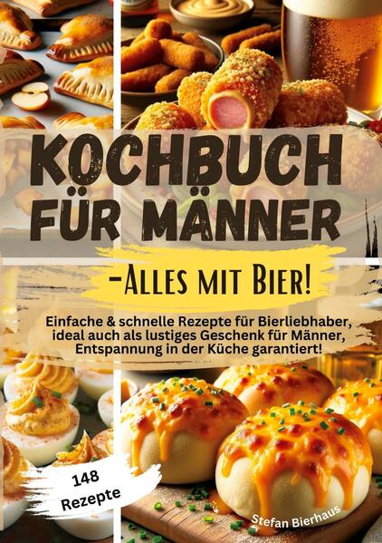 Kochbuch für Männer - Alles mit Bier! Ideal als Geschenk Tauchen Sie ein in die Welt der kulinarischen Meisterwerke, wo Bier nicht nur ein Begleiter zum Essen ist, sondern der Star jeder Mahlzeit! "Kochbuch für Männer - Alles mit Bier" ist nicht nur ein Kochbuch