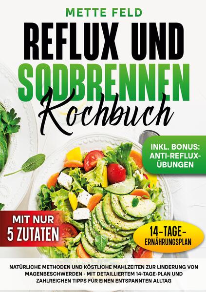 Sind Sie es leid, ständig nach Rezepten zu suchen, die Ihren Reflux und Ihr Sodbrennen lindern, ohne auf Geschmack verzichten zu müssen? Ihre Suche hat ein Ende. Der Weg, Ihre Refluxbeschwerden durch die Ernährung zu bewältigen, kann entmutigend wirken, aber mit dem "Reflux und Sodbrennen Kochbuch" wird es zu einer genussvollen Entdeckungsreise hin zu köstlichen, gesundheitsfördernden Mahlzeiten, die sich nahtlos in Ihren Alltag integrieren lassen. Speziell für diejenigen entwickelt, die neu im Umgang mit Reflux sind oder ihre Ernährungspläne auffrischen möchten, bietet dieser Leitfaden einfache und klare Anweisungen, um die diätetische Behandlung von Reflux zu entmystifizieren. Mit einem Fokus auf reale Praktikabilität - von leicht zu findenden Zutaten bis hin zu schnellen Zubereitungszeiten - haben wir dieses Kochbuch gestaltet, um Ihre Perspektive auf refluxfreundliche Mahlzeiten zu verändern und sie zugänglich, angenehm und vor allem abwechslungsreich und nahrhaft zu machen. Ihre Vorteile im Buch: Klare, leicht verständliche Rezepte: Jedes Rezept enthält detaillierte Nährwertinformationen und Hinweise zur Auswirkung auf Ihre Refluxbeschwerden, sodass Sie informierte Entscheidungen treffen können. Zugängliche Zutaten: Der Fokus liegt auf gängigen, erschwinglichen Zutaten, die weder Geschmack noch Nährwert opfern, was Ihre Ernährung sowohl nachhaltig als auch köstlich macht. Familienfreundliche Mahlzeiten: Genießen Sie Rezepte, die für alle geeignet sind, sodass niemand separate Mahlzeiten kochen muss. Bringen Sie Freude und Gesundheit an den Familientisch mit Optionen, die alle begeistern. Ernährungsbildung: Eine Einführung in die Bedürfnisse bei Reflux, die erklärt, wie Sie Makronährstoffe effektiv ausbalancieren und die Bedeutung der Essenszeiten. Einfache Essensplanung: Sparen Sie Zeit mit Tipps zur Mahlzeitenplanung und schnellen Rezepten, sodass gesunde Ernährung in Ihren vollen Terminkalender passt. Exklusiver Bonus: Anti-Reflux-Übungen: Unterstützen Sie Ihren Heilungsprozess mit speziellen Übungen, die Ihren Reflux lindern und Ihre Gesundheit verbessern können. Jede Seite dieses Kochbuchs ist ein Schritt hin zur Meisterung des Refluxmanagements durch die Ernährung, ohne sich eingeschränkt oder überwältigt zu fühlen. Es ist darauf ausgelegt, Sie sanft dazu zu bringen, gesündere Entscheidungen zu treffen, unterstützt durch Rezepte, die ebenso nahrhaft wie köstlich sind. Ob Sie Motivation suchen, Ihre Ernährungsreise zu beginnen, Einfachheit bei der Essenszubereitung benötigen oder Inspiration für Mahlzeiten suchen, die die ganze Familie genießen kann, dieses Buch bietet all das und noch mehr für Sie. Entdecken Sie das Geheimnis einfacher, köstlicher Ernährung bei Reflux noch heute. Sichern Sie sich jetzt dieses Kochbuch und machen Sie den heutigen Tag zum ersten Tag Ihres gesünderen, glücklicheren Lebensstils!