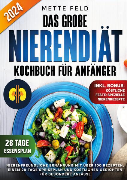 Sind Sie es leid, ständig nach nierenfreundlichen Mahlzeiten zu suchen, die Ihren gesundheitlichen Bedürfnissen entsprechen, ohne auf Geschmack zu verzichten? Ihre Suche hat ein Ende. Der Weg zu einer nierenfreundlichen Ernährung kann eine Herausforderung sein, aber mit "Das große Nierendiät Kochbuch für Anfänger” wird es zu einem Abenteuer, bei dem Sie köstliche und gesunde Gerichte entdecken, die perfekt in Ihr tägliches Leben passen. Dieses Buch wurde speziell für Anfänger und alle, die ihre Ernährung verbessern möchten, entwickelt und bietet einfache und klare Anweisungen zur Entmystifizierung nierenfreundlicher Ernährung. Mit dem Fokus auf Bequemlichkeit, von leicht zugänglichen Zutaten bis hin zu schnellen Rezepten, haben wir dieses Kochbuch entwickelt, um die Art und Weise, wie Sie nierenfreundliche Mahlzeiten betrachten, zu revolutionieren. Sie werden feststellen, dass gesunde Ernährung nicht langweilig oder kompliziert sein muss. Egal, ob Sie nach Motivation suchen, um Ihre Ernährungsreise zu beginnen, nach einfachen Lösungen für die Essensplanung suchen oder Inspiration für Mahlzeiten benötigen, die die ganze Familie genießt