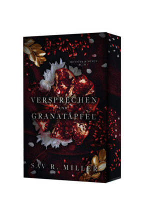 Versprechen und Granatäpfel ist ein eigenständiger Dark Romance Roman, inspiriert von der Geschichte von Hades und Persephone der USA-Today-Bestsellerautorin Sav R. Miller. Doktor Kal Anderson vermutet, dass er durchaus irgendwann in seinem Leben ein Herz hatte. Ob dieses ›irgendwann‹ war, bevor er seine Mutter nach einem langen Kampf gegen den Krebs sterben sah, oder bevor er von der berüchtigtsten Verbrecherfamilie Bostons aufgenommen wurde, weiß er nicht genau. Jetzt, mit zweiunddreißig Jahren, weiß er nur, dass das Organ in seiner Brust bestenfalls eine mechanische Rolle spielt. Seine kalte, emotionslose Existenz verschafft ihm einen Vorteil als Problemlöser und Hausarzt der Mafia