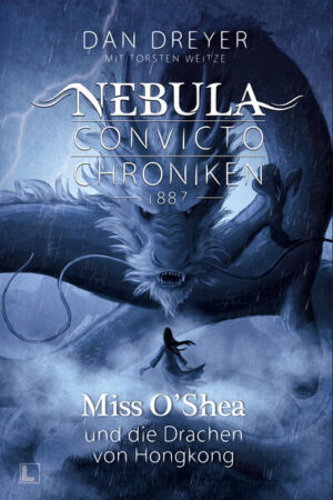 Die Nebula Chroniken: 1887 Buch 3 »Miss O’Shea und die Drachen von Hongkong« »Ich bin der Custos, der Wächter. Ich bin der Schild der Quadriga.« November 1887. Caoimhe ›Kiwa‹ O’Shea, jüngst zum Custos der Ratsquadriga ernannt, dürstet es nach Gerechtigkeit für Yifan Zhangs Opfer! Ihre durchaus ehrenhafte Absicht trifft auf eine überaus ehrenlose Gegnerin. Und während die Zauberin geradezu spielerisch und mit scheinbar grenzenloser Tücke agiert, führt sie der Quadriga deren Grenzen deutlich vor Augen und verfolgt dabei ihre eigenen Pläne. Wieder und wieder fragt sich Kiwa, ob sie dieser Gegnerin gewachsen ist. Bald wird ihr klar, dass es nur noch einen einzigen Ausweg aus allem Leid gibt. Bald wird ihr klar, dass es nur noch einen einzigen Ausweg aus allem Leid gibt. Aber darf sie dem Anderen nachgeben, um die Bürger Hongkongs zu retten? Oder muss sie es sogar? Ist es wirklich Yifan Zhang, die die Nebula Convicto und die Welt der Mundanen bedroht? Oder lauert da noch etwas anderes, etwas, das bisher verborgen blieb? Und was zum Teufel hat es mit all den Katzen auf sich? »… ich kämpfe zuerst und falle zuerst. Solange ich atme, sind wir sicher.«