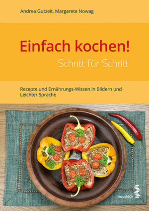 Selbstständig kochen - gesund und mit Genuss Dieser Koch-Ratgeber macht es möglich: für Menschen mit und ohne Einschränkungen oder Leseschwäche, für ihre Angehörigen, AssistentInnen und BetreuerInnen, für Wohngemeinschaften, Tageszentren und Selbsthilfegruppen. Viele der Rezepte sind von Menschen mit Behinderung erprobt. -Über 40 einfache Rezepte -Durchwegs bebilderte Schritt-für-Schritt-Anleitungen -Ausgewogene und abwechslungsreiche Küche -Infoteil zu gesunder Ernährung -Alle Texte in Leichter Sprache -Bilder und Grafiken unterstützen den Text