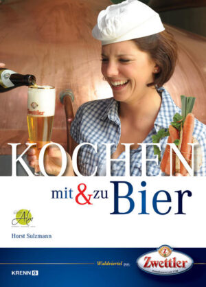 Über 80 Rezepte mit Bier hat Horst Sulzmann, Küchenchef der Schwarz Alm bei Zwettl zusammengetragen bzw. kreiert. Dabei legt der Topkoch großen Wert auf die authentische, heimische Küche des Waldviertels. Bier ist vielseitig in der Küche zu verwenden.