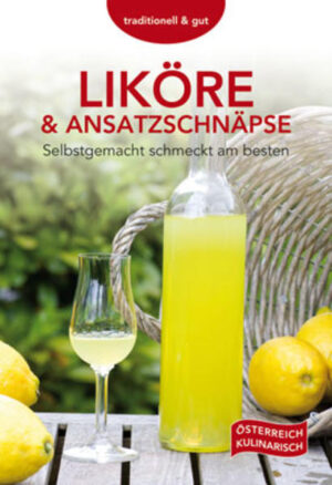 Hausgemachte Liköre und Ansatzschnäpse haben viele Vorteile: Die Herstellung ist unkompliziert, die Vielfalt der Gewürze und Früchte ist sehr groß und und man kann sie an den persönlichen Geschmack anpassen. Sie brauchen weder spezielle Gerätschaften, noch besondere Fertigkeiten. Ein guter Tropfen braucht lediglich Zeit, um sein Aroma zu entfalten. Als altbewährtes Heilmittel geschätzt, als Geschenk für Freunde oder zum Verfeinern von Desserts – Liköre und Ansatzschnäpse sind vielseitig verwendbar.