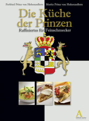 „Die Küche der Prinzen“ ist ein Kochbuch, das durch Charme, feudale Opulenz und Praxisnähe gleichermaßen besticht. Prinz Ferfried von Hohenzollern und sein Sohn Moritz präsentieren spektakuläre, aber doch leicht nachkochbare Gerichte