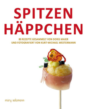 In Frankreich heißen sie "Amuse-Gueules", in Spanien sind sie als "Tapas" in aller Munde. Hierzulande reicht man "Snacks" oder "Häppchen", wenn bei einer Einladung nicht das aufwändige Tafeln im MIttelpunkt stehen soll, sondern das Plaudern und Beisammensein bei einem guten Glas Wein. Für gewöhnlich retten einen dabei Oliven, Brot, Chips und Erdnüsse durch den Abend, doch es geht auch einfallsreicher zur eigenen und zur Freude der Gäste. 20 Spitzenköche aus Österreich, Deutschland und Südtirol haben für dieses Buch 80 Spitzenhäppchen-Rezepte kreiert, vom Schinkenkipferl und Käsegebäck über Buchweizen-Blinis und Shrimps-Popcorn bis zur Räucheraal-Praline und zum Parmesanlutscher.