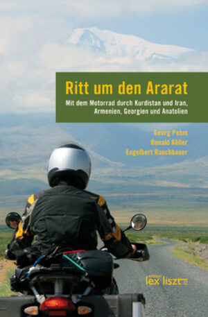 Natürlich ist die Tour nicht ungefährlich. Dennoch ziehen sie ihr „Ding“ durch. Allen Warnungen zum Trotz: Drei Motorradbegeisterte aus dem Burgenland – Georg Pehm, Ronald Köller und Engelbert Rauchbauer – umrunden im August auf ihren BMW GS den großen Ararat. Sie landen dort, wo schon einst Noah mit seiner Arche strandete. Sie durchqueren Kurdistan, Anatolien und den Norden des Iran. Sie halten inne in den Klöstern Armeniens und lassen sich selbst von den steinigsten Bergstraßen Georgiens nicht abschütteln.