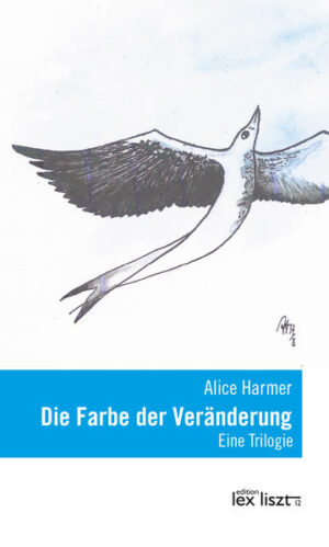 Alice Harmers freiem Spiel mit der Imagination liegt die ständige Suche nach einem Bleibenden zugrunde. Splitterhaft und ungefügt reihen sich Momentaufnahmen. Bilder aus dem Gedächtnis, dem Unbewussten. Bilder aus Erlebtem, Gehörtem, Gelesenem. Bilder aus Widerspruch, Hoffnung und Unvernunft. Bilder, die trösten, schillern, sich entfalten und sich in die Welt entladen. Die Trilogie spannt mit ihren Zyklen einen Bogen, in dem ein Bewusstsein zu Wort kommt, das gleichzeitig Eindrücke und Erinnerungen verarbeitet, und sich so einen Weg aus der Trauer um verlorene Menschen hin zum Leben bahnt.