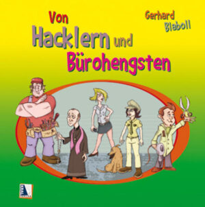 Nach den bisherigen Themen widmet sich Gerhard Blaboll diesmal dem Bereich der Arbeit. Immerhin verbringt man ja einen sehr großen Teil seines Lebens im beruflichen Bereich und da ist es nur logisch, dass sich immer wieder Hoppalas ergeben. Wer hat denn noch nie gedacht, wenn wieder einmal etwas Außergewöhnliches oder Lustiges im Betrieb passiert ist: "Das müsste man aufschreiben"? Nun, Gerhard Blaboll hat es getan. Seine knapp vierzigjährige, sehr vielfältige berufliche Tätigkeit hat ihm viele witzige Situationen und Geschichten geliefert, die zwei Dinge gemeinsam haben: Jedem können und dürfen Fehler passieren und niemand ist der beruflichen Umwelt gegenüber autark. Ob selbständig, unselbständig oder arbeitslos - jeder ist in die ihn umgebende Gemeinschaft eingebunden, mit der eine gegenseitige Beeinflussung und Beziehung besteht. Das trifft auf Männer und Frauen gleichermaßen zu wie auf "geborene" und "zugewanderte" Österreicher, Vorgesetzte und Mitarbeiter, Arbeiter und Angestellte, Hilfsarbeiter und Akademiker. Mit gegenseitigem Respekt und Achtung können andere Meinungen, Erfahrungen und Werte sehr bereichernd sein und dazu beitragen, dass das Arbeitsleben reichhaltig und erfüllend ist. Einige der Berufe, in denen die Geschichten spielen (hier der Einfachheit halber alle in der männlichen Form wieder gegeben, auch wenn die Personen in den Geschichten weiblich sind): Abteilungsleiter, Arbeitsloser, Anwalt, Banker, Bauer, Beamter, Bestatter, Buschauffeur, Chef, Dachdecker, Ex-Manager, Fahrscheinkontrolleur, Feuerwehrmann, Friseur, Führungskraft, Fußballer, Hausmann, Installateur, Lehrer, Liebesdiener, Maler, Manager, Pfarrer, Pilot, Politiker, Polizist, Psychiater, Reinigungskraft, Schauspieler, Schriftsteller, Taxler, Verkäufer, Versicherungsangestellter, Wirt.