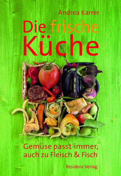 GEMÜSE MACHT DIE KÜCHE BUNT und das in jeder Hinsicht. Nichts lässt sich so problemlos kombinieren, nichts bringt so viel Abwechslung wie Gemüse. Es passt nicht nur hervorragend zu Fleisch und Fisch, es ist auch fixer Bestandteil in allen Weltküchen, egal ob in der mediterranen, asiatischen oder mexikanischen. Diesen und vielen anderen phantastischen Eigenschaften trägt Andrea Karrer in ihrem neuen, umfassenden Kochbuch Rechnung. Nach Jahreszeiten angelegt, wie es dem aktuellen Trend zum regionalen Produkt entspricht, macht sie Lust, alte Bekannte völlig neu in Szene zu setzen. Kreative Vorspeisen, neue Salatideen, schnelle Suppen umrahmen die Fleisch- und Fischkombinationen. Außerdem lassen sich auch mit Gemüse raffinierte Nachspeisenzaubern. Der besondere Clou: Bei jedem vegetarischen Rezept gibt es auch eine „fleischliche“ Verfeinerungsidee. Entdecken Sie die neue Lust, wir wünschen frischen Appetit!