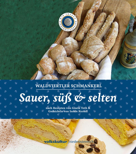 Sauer, süß & selten ist die Fortsetzung des beliebten und erfolgreichen Kochbuchs Strudl & Sterz und beinhaltet wieder uralte, teils mündlich überlieferte, regionale und bodenständige Rezepte aus dem Waldviertel. Gisela Toth sammelte zahlreiche Rezepte, stöberte in den Sammlungen mehrerer Generationen, schaute in so manche Waldviertler Kochtöpfe und prüfte die selten gewordenen Schmankerln auf ihre Umsetzbarkeit. Die Waldviertler Mundartdichterin Isolde Kerndl bereichert dieses Buch mit Geschichten und Sprüchen zu den Traditionen und Bräuchen rund um die Küche. Das Kochbuch erscheint in der Reihe Wir tragen Niederösterreich - zur Stärkung des Bewusstseins für Qualität in und aus Niederösterreich. Die Kampagne wurde 2008 von der Volkskultur Niederösterreich, dem Land Niederösterreich, der Landwirtschaftskammer Niederösterreich und der Niederösterreichischen Versicherung angeregt. Mittlerweile unterstützen 21 Partner die Initiative, deren Schwerpunkt auf Tracht, Bräuche, Handwerk und Kulinarik liegt.