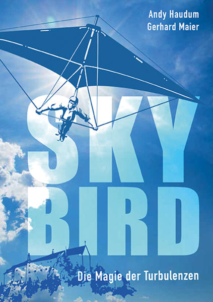 Darf ich mich vorstellen: Ich bin das Buch „SKYBIRD -Die Magie der Turbulenzen“. Mein Autorengespann Andy Haudum und Gerhard Maier wollen euch die Magie des Drachenfliegens und Paragleitens vor und hinter den Kulissen mit all ihren damit verbundenen Turbulenzen auf humoristische Art und Weise, garniert mit vielen schrägen Anekdoten und Kuriositäten als Cocktail à la Skybird kredenzen. Leitthema ist natürlich die Fliegerei von einst bis heute. Die 40-jährige Zeitreise birgt zwangsläufig auch dunkle Kulissenseiten in sich. Besonders die Anfangszeit des Drachenfliegens in den 70ern war überschattet von vielen tragischen Unfällen in ganz Europa. Auch der Heimatclub der beiden Autoren „SKYBIRD“ im Kremstal blieb davon nicht verschont.