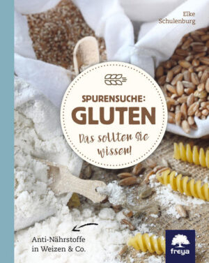 In diesem kleinen Ratgeber steht alles Wissenswerte über den mysteriösen Getreidebestandteil Gluten. Fühlen Sie sich auch oft unwohl, schlapp und gestresst? Sie wissen nicht genau, weshalb, denn schließlich leben Sie ja gesund. Mit Vollkornbrot, Müsli und Porridge kann man doch nichts falsch machen, oder? Warum soll Getreide plötzlich ungesund sein? Glutenunverträglichkeit und Zöliakie sind keine neuen Erkrankungen, sie wurden in der Vergangenheit nur selten erkannt und nicht ernst genommen. Erst der Hype um eine glutenfreie Ernährung hat sie ins Rampenlicht gezogen. Dabei ist es ein gesundheitliches Problem, das so alt ist wie unser Getreideanbau. Antinährstoffe und Gluten - was ist das eigentlich genau, wo verstecken sie sich und warum soll Getreide plötzlich ungesund sein? Was hat es mit Weizen auf sich?